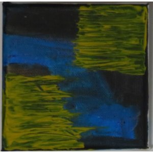 Keilrahmen 10x10 cm.
Titel: Sonne fängt Herbst.