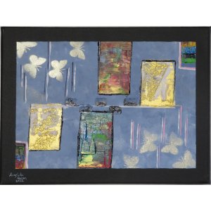 Keilrahmen 30x40 cm.
Titel: Gleichgewicht.