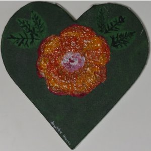 Keilrahmen Herz 
Titel: Herz der Liebe.