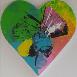 Keilrahmen Herzform
Titel: Frühlingsgefühle.