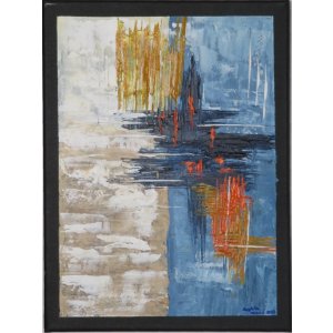 Keilrahmen 30x40 cm.
Tiel: Abstakte Welt.