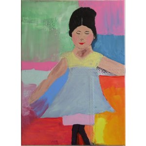 Keilrahmen
Das Mädchen.