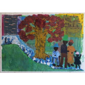 Papier: 50x70 cm
Titel: Die Katastrophe für die Natur Flora und Fauna durch und mit dem Menschen.