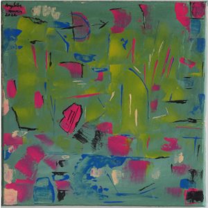 Keilrahmen 30x30cm
Titel: Abstrakt Höhlen Malerei.