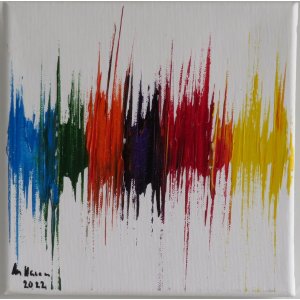 Keilrahmen 20x20cm
Titel: Regenbogen