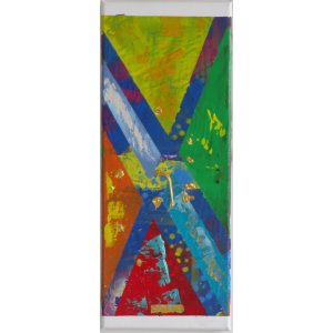 Keilrahmen 20x50cm.
Titel: Abstrakt ohne Titel.
