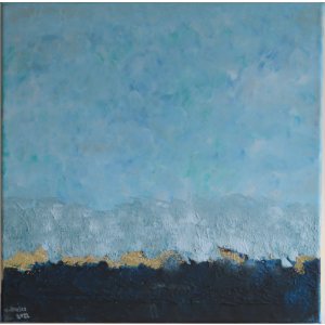 Keilrahmen 60x60cm.
Titel: Zwischen den Farben.