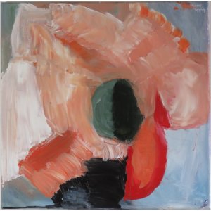 Keilrahmen 40x40 cm.
Titel:Blume.