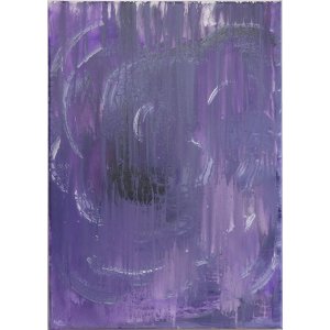 Keilrahmen 50x70 cm.
Titel: Violett.