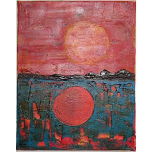 Keilrahmen
Titel: Am Ufer.