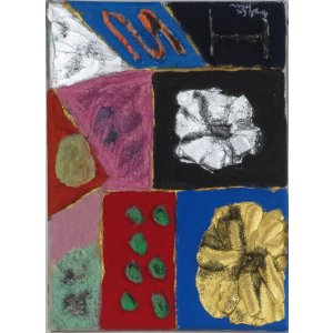 Keilrahmen 14,5x 24 cm.
Titel: Die 8 Weltwunder.