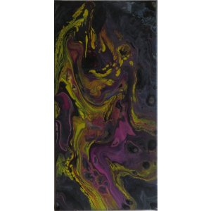 Keilrahmen XL 20x40 cm.
Titel: Gelber Zyklop.