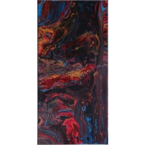 Keilrahmen XL 20x40 cm.
Titel: Die Hölle.