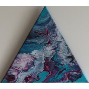 Keilrahmen Dreieck
Titel: Wirbelsturm 1.