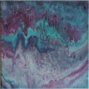 Keilrahmen 30x30 cm.
Titel: Verschwommen.