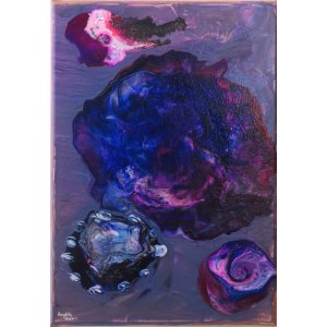 Keilrahmen 30x40 cm.
Ohne Titel.