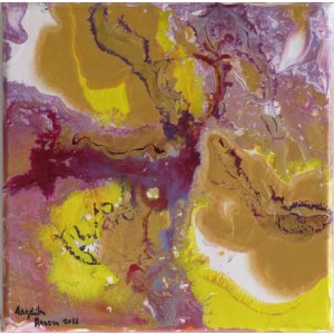 Keilrahmen 20x20 cm.
Ohne Titel.