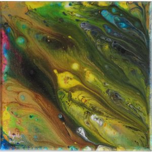 Keilrahmen 20x20 cm.
Ohne Titel.