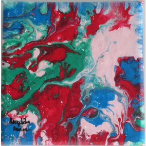 Keilrahmen 10x10cm.
Ohne Titel.