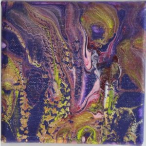 Keilrahmen 10x10 cm.
Ohne Titel.