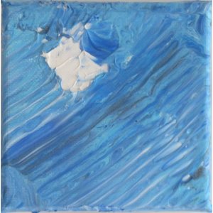 Keilrahmen 10x10 cm.
Ohne Titel.
