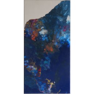 Keilrahmen 30x60 cm.
Titel: Das Geheimnis der Tiefssee.