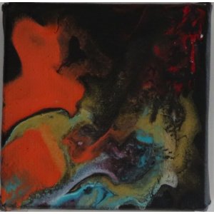 Keilrahmen 7x7 cm.
Ohne Titel.