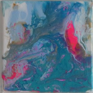 Keilrahmen 7x7 cm.
Ohne Titel.