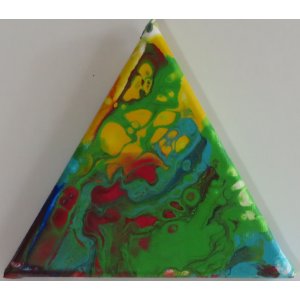 Keilrahmen Dreieck15 cm.
Ohne Titel.