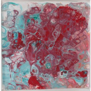 Keilrahmen 10x10 cm.
Ohne Titel.